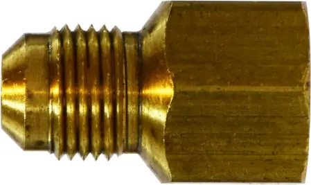 Midland Metal 10242 Adapter, 1/2 in Male Flared x 3/4 in FNPTF, Brass Certified