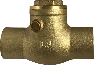Seasonal Sale Midland Metal 940362LF Swing Check Valve, 1/2 in Nominal, Sweat x Sweat, Cast Brass Body, Import