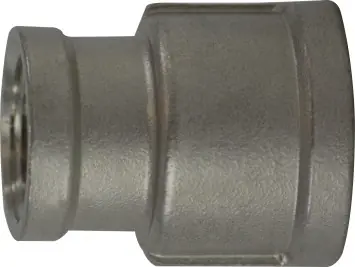 Today Only Midland Metal 63455 Reducing Coupling, 3/4 in FPT x 1/8 in FPT, Stainless Steel, 150 lb