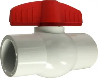 Holiday Sale Midland Metal 940301 Ball Valve, 3 in Nominal, Socket x Socket, 150 psi at 73 deg F Pressure, PVC Body