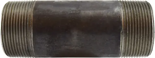 Midland Metal 59191SMLS Seamless Pipe Nipple, 2-1/2 in MPT x 2-1/2 in MPT, 10 in L, Steel, Black, 300 lb Fast Shipping