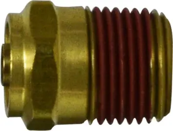 Don't Miss Out Midland Metal 681212 Straight Connector, 3/4 in Tube OD x 3/4 in Male NPTF, Brass
