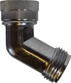 Final Sale Midland Metal 30629 Garden Hose Swivel Connector, 3/4 in FGH x 3/4 in MGH, Zinc