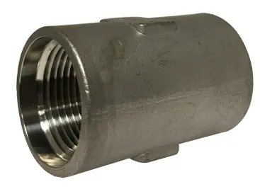 Midland Metal 62416DC Drop Coupling, 1-1/4 in FPT x 1-1/4 in FPT, Stainless Steel, 150 lb In Demand