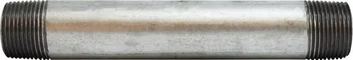 Midland Metal 56256 Welded Pipe Nipple, 3/4 in MPT x 3/4 in MPT, 60 in L, Steel, Galvanized, SCH 40 Schedule Price Cut