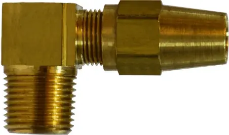 Big Sale Midland Metal 38243 90 deg Elbow, 1/2 in Tube OD x 3/8 in Male NPTF, Brass