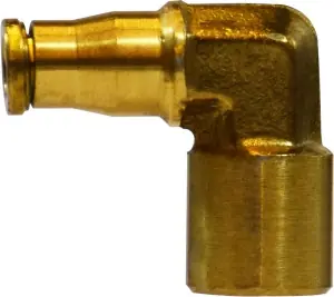 Midland Metal 20089 Elbow, 1/4 in Tube OD x 1/8 in FNPTF, Brass Next Day Delivery