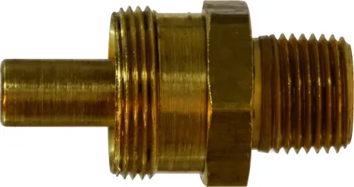 Midland Metal 38324 Adapter Body, 3/8 in Hose x 1/4 in MPT, Brass Best Price