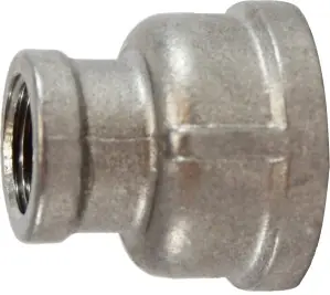 Seasonal Sale Midland Metal 62452 Reducing Coupling, 2 in FPT x 1 in FPT, Stainless Steel, 150 lb