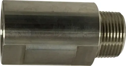 Premium Midland Metal 949471 1-Piece Spring Check Valve, 1/4 in Nominal, MNPT x FNPT, 316 Stainless Steel Body