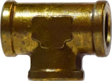 Midland Metal 28039 Reducing Tee, 3/8 in FIP x 3/8 in FIP x 1/4 in FIP, Brass Next Day Delivery