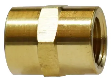 Best Seller Midland Metal 28059 Pipe Coupling, 1/4 in FNPT x 1/4 in FNPT, 1.12 in, Brass