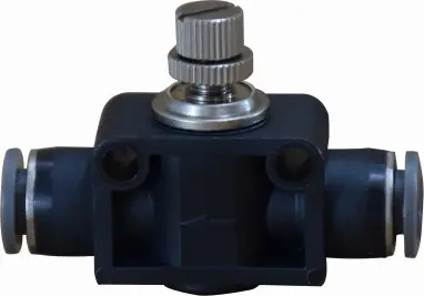 Midland Metal 20488C In-Line Needle Valve, 5/16 in Nominal, Push-In, 0 to 150 psi Pressure, Brass Body Brand New