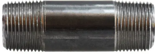 While Supplies Last Midland Metal 57089 Welded Pipe Nipple, 3/4 in MPT x 3/4 in MPT, 5-1/2 in L, Steel, Black, SCH 40 Schedule