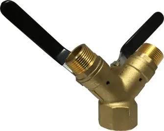 Midland Metal 947125 Wye Non-Vented Ball Valve, 1 x 3/4 in Nominal, FIP x MIP, 3-Way -Port/Way Hot Picks