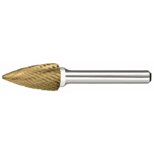 Alfa Tools B71263DTN Sg-3 Carbide Burr Tree Pointed Double Cut Tin Coated Price Drop