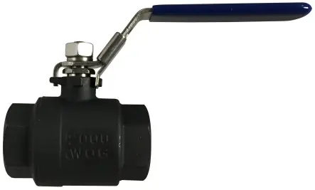 Midland Metal 949117 2-Piece Ball Valve, 1-1/2 in Nominal, FPT x FPT, 2000 psi WOG Pressure Trending