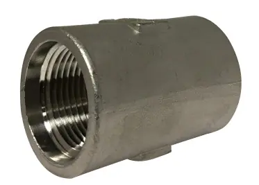 Midland Metal 62415HDDC Heavy Duty Drop Coupling, 1 in FPT x 1 in FPT, Stainless Steel, 150 lb Buy Direct