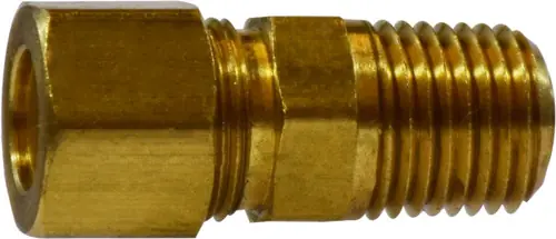 Midland Metal 18092 Ball Check Valve, 1/8 x 1/8 in Nominal, Compression x MNPTF, Brass Body, Domestic Deal