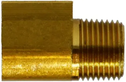 Midland Metal 12061 90 deg Elbow, 5/16 in Female Inverted Flared x 1/8 in MNPTF, Brass Low Price