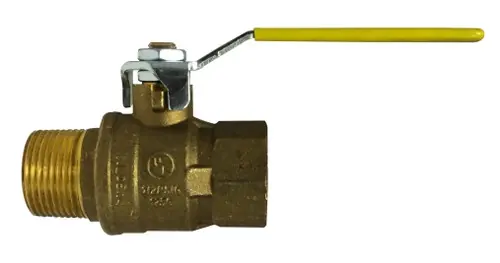 Midland Metal 948101 Ball Valve, 1/4 in Nominal, MPT x FPT, 600 psi WOG Pressure, -20 to 248 deg F Sale
