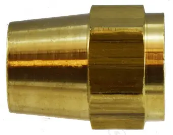 Midland Metal 38172 Nut, 1/2 in Tube OD, Brass Time-Limited
