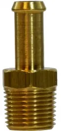 Reduced Price Midland Metal 32381 Connector, 3/8 in Hose Barbed x 1/4 in Male Pipe, Brass