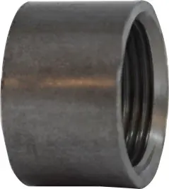 Midland Metal 65774H Half Merchant Coupling, 3/4 in FPT x 3/4 in Butt Weld, Steel, Black Save Now