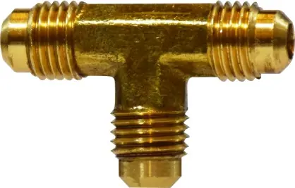 Midland Metal 10158 Union Tee, 3/16 in Male Flare x 3/16 in Male Flare x 3/16 in Male Flare, Brass Hot Picks