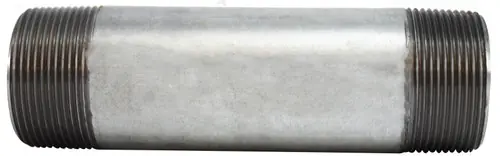 Midland Metal 56147 Welded Pipe Nipple, 1-1/2 in MPT x 1-1/2 in MPT, 5 in L, Steel, Galvanized, SCH 40 Schedule High Quality