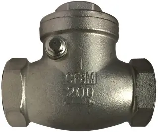 Flash Sale Midland Metal 949353 Swing Check Valve, 1/2 in Nominal, FPT, CF8M 316 Stainless Steel Body, Import