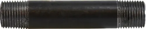 Midland Metal 59068SMLS Seamless Pipe Nipple, 1/2 in MPT x 1/2 in MPT, 5 in L, Steel, Black, SCH 80 Schedule Seasonal Sale
