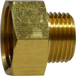 Discount Midland Metal 30087 Straight Rigid Adapter, 3/4 in FGH x 3/8 in MNPTF, Brass