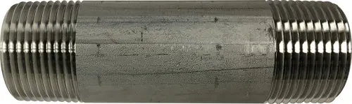 Midland Metal 48110 Welded Pipe Nipple, 1 in MPT x 1 in MPT, 7 in L, Stainless Steel, SCH 40 Schedule Don't Miss Out