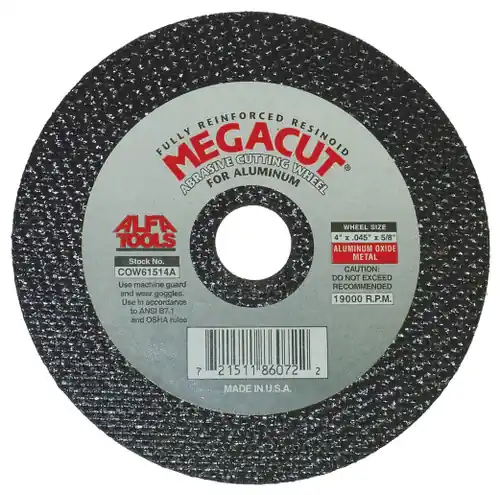 Alfa Tools COW61520 7" Ty-1 Angle Grinder Wheel Metal, 25 Pack Trusted Brand