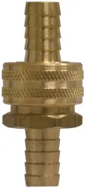Midland Metal 30461 Coupling Set with Knurled Nut, 1/2 in Garden Hose Barbed x 1/2 in Garden Hose Barbed, Brass Shop Now