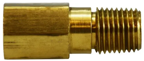 Discount Midland Metal 28337 Long Extension Adapter, 1/8 in FIP x 1/8 in FIP, 3 in, Brass