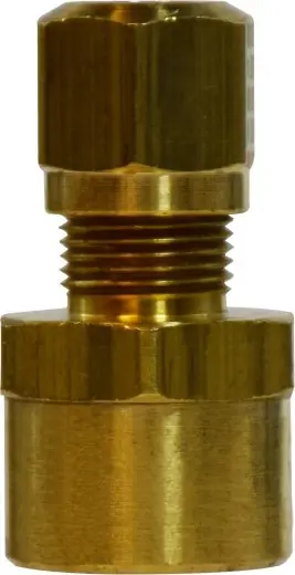 Sale Midland Metal 38066 Adapter, 1/2 in Tube OD x 1/2 in FNPTF, Brass