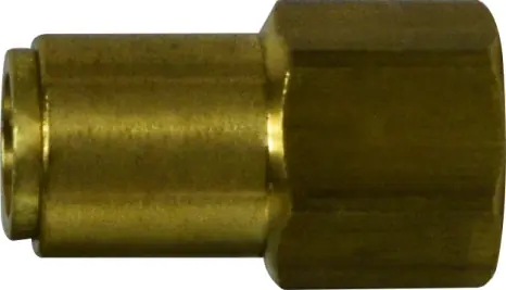 Seasonal Sale Midland Metal 660804 Straight Connector, 1/2 in Tube OD x 1/4 in FNPTF, Brass