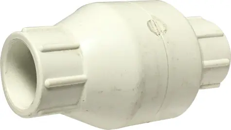 Midland Metal 940330 Glue In-Line Spring Check Valve, 2 in Nominal, Slip x Slip, PVC Body, Domestic Limited Time