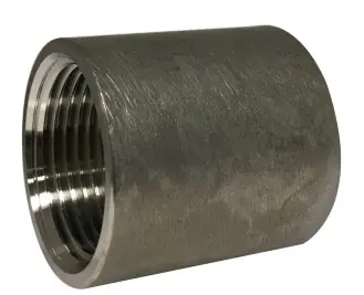 Midland Metal 61778 Merchant Coupling, 2 in FPT x 2 in FPT, Stainless Steel Direct From Factory