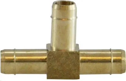Next Day Delivery Midland Metal 21161 Single Barb Union Tee, 1/2 in Tube OD x 1/2 in Tube OD x 1/2 in Tube OD, Brass