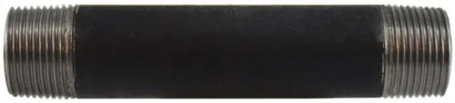 Best Price Midland Metal 59102SMLS Seamless Pipe Nipple, 1 in MPT x 1 in MPT, 2-1/2 in L, Steel, Black, SCH 80 Schedule