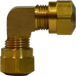 Direct From Factory Midland Metal 38055 90 deg Elbow, 5/8 in Tube OD x 5/8 in Tube OD, Brass