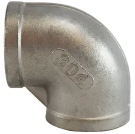 Midland Metal 62112 90 deg Elbow, 4 in FNPT x 4 in FNPT, Stainless Steel, 150 lb Hot Picks