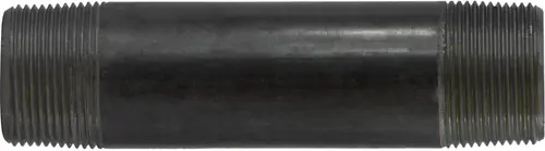 Midland Metal 57134 Welded Pipe Nipple, 1-1/4 in MPT x 1-1/4 in MPT, 11 in L, Steel, Black, SCH 40 Schedule Deal