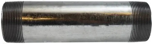 Midland Metal 56173 Welded Pipe Nipple, 2 in MPT x 2 in MPT, 11 in L, Steel, Galvanized, SCH 40 Schedule Same Day Shipping