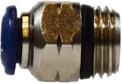 Trending Midland Metal 20532N Straight Connector, 5/16 in Tube OD x 3/8 in MIP, Brass, Nickel-Plated