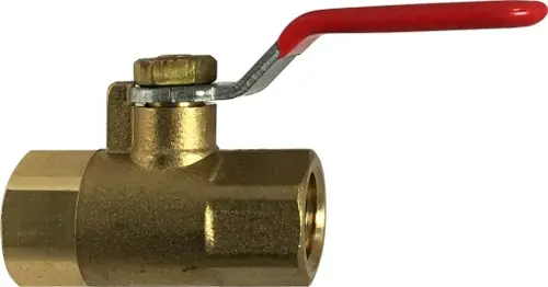 Midland Metal 944117 Mini Ball Valve, 3/8 in Nominal, FIP x FIP, 200 psi WOG Pressure, -20 to 250 deg F Premium