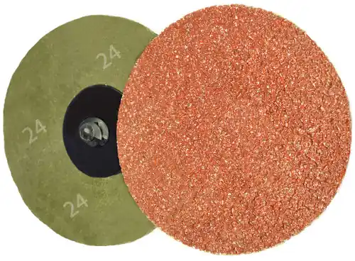 Mega Sale Alfa Tools QDC3024 3" x 24 Grit Ceramic Quick Change Resin Fibre Disc Type ‘R‘, 25 Pack